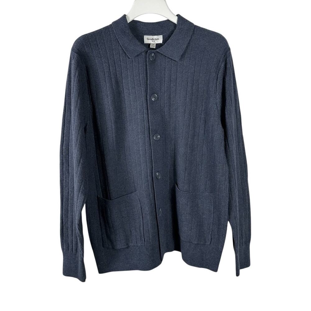 Goodfellow & Co. Blue Cardigan Size Medium